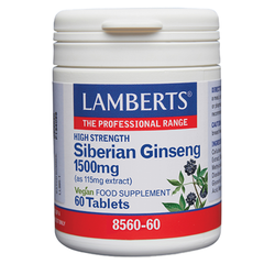Lamberts Siberian Ginseng 1500mg, 60tabs