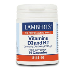 Lamberts Vitamins D3 & K2, 60caps