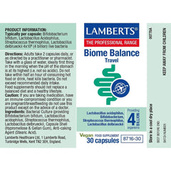 Lamberts Biome Balance Travel, 30caps