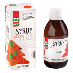 Kaiser Syrup Plus Σιρόπι για τον Ερεθισμένο Λαιμό με Αιθέρια Έλαια, Φυσικά Εκχυλίσματα & Μέλι - Γεύση Πορτοκάλι, 200ml
