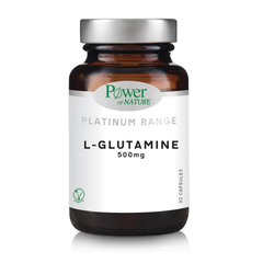 Power of Nature Platinum Range L-Glutamine 500mg, 30caps