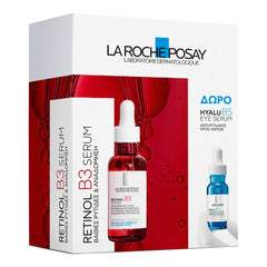 La Roche-Posay Retinol B3 Serum Αντιρυτιδικός Ορός Αναδόμησης & Ανάπλασης με Βιταμίνη B3, 30ml & Δώρο Ορός Ματιών Hyalu B5 Eye Serum 15ml, 1σετ