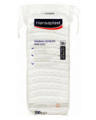 Hansaplast Υδρόφιλο Pre-Cut 100% Οργανικό Βαμβάκι 100g