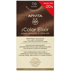 Apivita My Color Elixir Μόνιμη Βαφή Μαλλιών No 7.0 Φυσικό Ξανθό -20% Έκπτωση