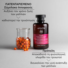 Apivita Promo Women's Tonic Hair Loss Lotion Κατά της Τριχόπτωσης, 150ml & Δώρο Tonic Σαμπουάν για Γυναίκες, 250ml, 1σετ