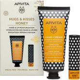 Apivita Promo Hugs & Kisses με Κρέμα Χεριών Εντατικής Ενυδάτωσης με Υαλουρονικό Οξύ & Μέλι, 50ml & Honey Balm για Σκασμένα Χείλη, 4.4g, 1σετ
