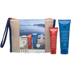 Apivita Promo Bee Sun Safe Anti-Spot & Anti-Age Sun Protection Κρέμα Προσώπου Κατά των Πανάδων & των Ρυτίδων SPF50 με Χρώμα, 50ml & Δώρο After Sun Δροσιστική & Καταπραϋντική Κρέμα-Gel για Πρόσωπο & Σώμα, 100ml, & Δώρο Νεσεσέρ, 1σετ