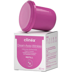 Clinea Refill Dream Away Wrinkles Αντιρυτιδική Κρέμα Νυκτός, 50ml