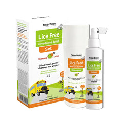 Frezyderm Lice Free Set Ολοκληρωμένη Αγωγή για Ψείρες Σαμπουάν & Λοσιόν, 2 X 125ml