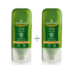 Pharmasept Promo Cryo Power Gel Ψυκτικό Τοπικό Αναλγητικό Τζελ με Εκχυλίσματα Βοτάνων, 2x100ml, 1σετ