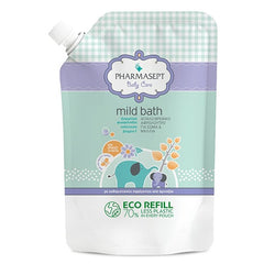 Pharmasept Baby Care Mild Bath Refill Ανταλλακτικό Απαλό Βρεφικό Αφρόλουτρο για Σώµα & Μαλλιά, 900ml