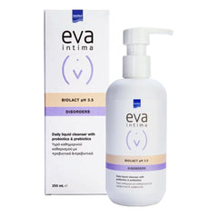 Intermed Eva Intima Biolact pH 3.5 Disorders Υγρό Καθημερινού Καθαρισμού με Προβιοτικά και Πρεβιοτικά, 250ml
