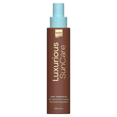 Intermed Luxurious Sun Care Dark Tanning Oil Ξηρό Λάδι για Έντονο Μαύρισμα, 200ml