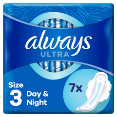 Always Ultra Σερβιέτες Night (Μέγεθος 3) 7 Σερβιέτες
