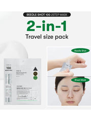 VT Cosmetics Reedle Shot 100 2-Step Mask Σετ Περιποίησης Προσώπου 2 Βημάτων