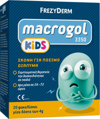 FREZYDERM MACROGOL KIDS 3350 Σκόνη για Συμπτωματική Θεραπεία Δυσκοιλιότητας σε Παιδιά