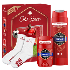 Old Spice Promo Footballer Captain Αποσμητικό Στίκ, 50ml & Αφρόλουτρο & Σαμπουάν, 250ml & Δώρο Κάλτσες, 1τεμ, 1σετ