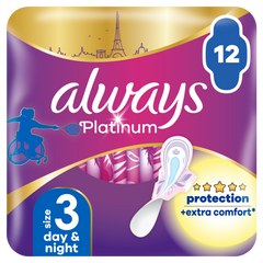 Always Platinum Day & Night (Μέγεθος 3)12 Σερβιέτες