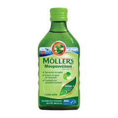 Mollers Μουρουνέλαιο Με Γεύση Μήλο 250 ml