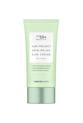 Thank You Farmer Sun Project Skin Relief Sun Cream Αντηλιακό Προσώπου SPF50+, 50ml
