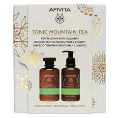 Apivita Promo Ειδική Τιμή Tonic Mountain Tea Αφρόλουτρο, 250ml & Γαλάκτωμα Σώματος, 200ml, 1σετ