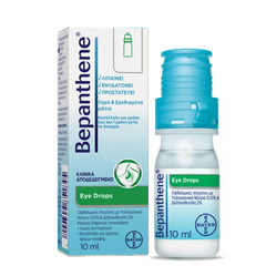 Bepanthene Eye Drops Οφθαλμικές Σταγόνες Ενυδατώνουν & Καταπραΰνουν τα Ξηρά & Ερεθισμένα Μάτια 10ml