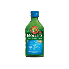 Moller's Μουρουνέλαιο Tutti Frutti Μουρουνέλαιο σε Υγρή Μορφή με Γεύση Φρούτων, 250ml