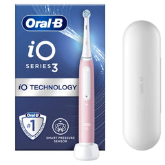Oral-B iO Series 3 Magnetic Pink Ηλεκτρική Οδοντόβουρτσα & Θήκη, 1τεμ