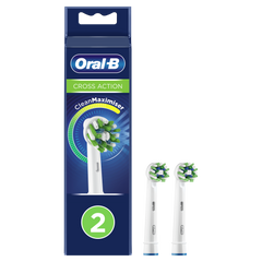 Oral-B CrossAction Ανταλλακτικές Κεφαλές Ηλεκτρικής Οδοντόβουρτσας, 2 τμχ
