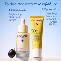 Caudalie Promo Vinoperfect Brightening Anti Dark Serum Ορός Προσώπου κατά των Πανάδων, 30ml & Δώρο Vinosun Protect Αντηλιακό Προσώπου SPF 50+, 20ml, 1σετ