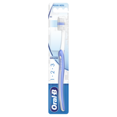 Oral-B 123 Indicator Χειροκίνητη Οδοντόβουρτσα, 40mm Μέτρια, 1 τμχ