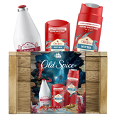 Old Spice Σεντούκι Θησαυρού Σετ Δώρου για Άνδρες με Deep Sea Αποσμητικό Στικ, 50ml, Αφρόλουτρο & Σαμπουάν, 250ml & Captain After Shave, 100ml, 1σετ