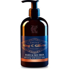 Gillette King C Beard & Face Wash Gel Τζελ Καθαρισμού για τα Γένια & το Πρόσωπο, 350ml