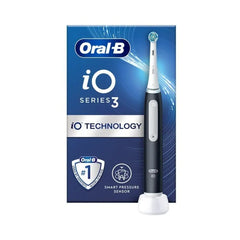 Oral-B iO Series 3 Magnetic Black Ηλεκτρική Οδοντόβουρτσα με Αισθητήρα Πίεσης, 1τεμ