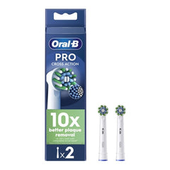 Oral-B Pro CrossAction Ανταλλακτικές Κεφαλές Ηλεκτρικής Οδοντόβουρτσας, 2τεμ