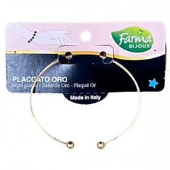 Farma Bijoux Υποαλλεργικό Βραχιόλι Χρυσό Με Άνοιγμα