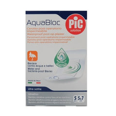 Pic Solution AquaBloc Waterproof Ultra Thin Sterile Post-op Plasters (5 x 7cm) Μετεγχειριτικά Τσιρότα για πληγές, 5 τεμάχια