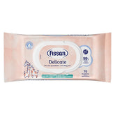Fissan Delicate Wipes Υγρά Μωρομάντηλα, 70τεμ