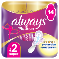 Always Platinum Super (Μέγεθος 2) 14 Σερβιέτες