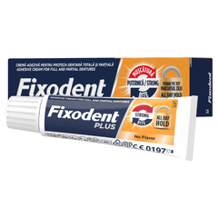 Fixodent Plus Strong Bite Στερεωτική Κρέμα για Oλικές & Mερικές Oδοντοστοιχίες, 40ml