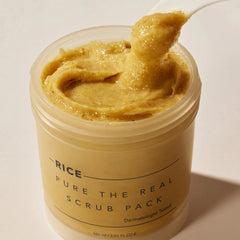 Thank You Farmer Rice Pure The Real Scrub Pack & Μάσκα Προσώπου, 100ml