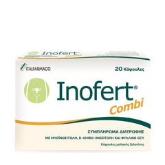 Inofert Combi Συμπλήρωμα Διατροφής για τη Σωστή Λειτουργία των Συστημάτων & των Οργάνων, 20caps