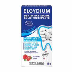 Elgydium Antiplaque Solid Toothpaste Στερεή Οδοντόκρεμα, 60tabs