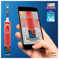 Oral-B Kids Spiderman Ανταλλακτικές Κεφαλές Παιδικής Ηλεκτρικής Οδοντόβουρτσας , 4 τμχ