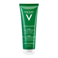 Vichy Normaderm 3 in 1 Scrub-Cleanser-Mask, Απολέπιση-Καθαρισμός-Μάσκα 125ml