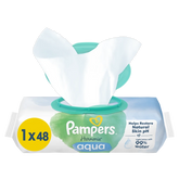 Pampers Harmonie Aqua Baby Wipes Μωρομάντηλα 48τμχ