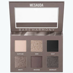 MESAUDA BARE HARMONY 2.0 – 202 DEEP SMOKY Palette of 6 eyeshadows