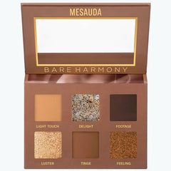 MESAUDA BARE HARMONY 2.0 – 203 COOL BRONZE Παλέτα σκιών με 6 αποχρώσεις