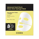 Cosrx Advanced Snail Mucin Glass Glow Hydrogel Mask Μάσκα Προσώπου για Λάμψη, 1τεμ