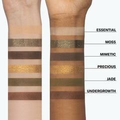 MESAUDA BARE HARMONY 3.0 – 205 HIDDEN GREEN Παλέτα σκιών με 6 αποχρώσεις